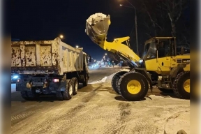 Сергей Надсадин: С улиц Южно-Сахалинска за три дня вывезли 126 тыс. кубометров снега