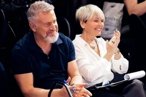 Angelica Varum and Leonid Agutin reunited on stage at the New Wave festival in Kazan.