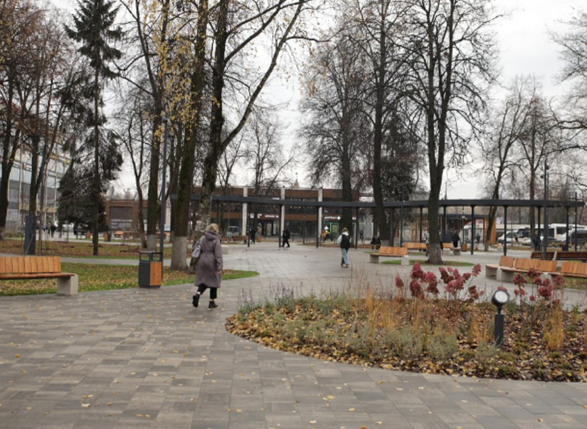 В Ногинске после реконструкции открыли сквер имени Карла Маркса