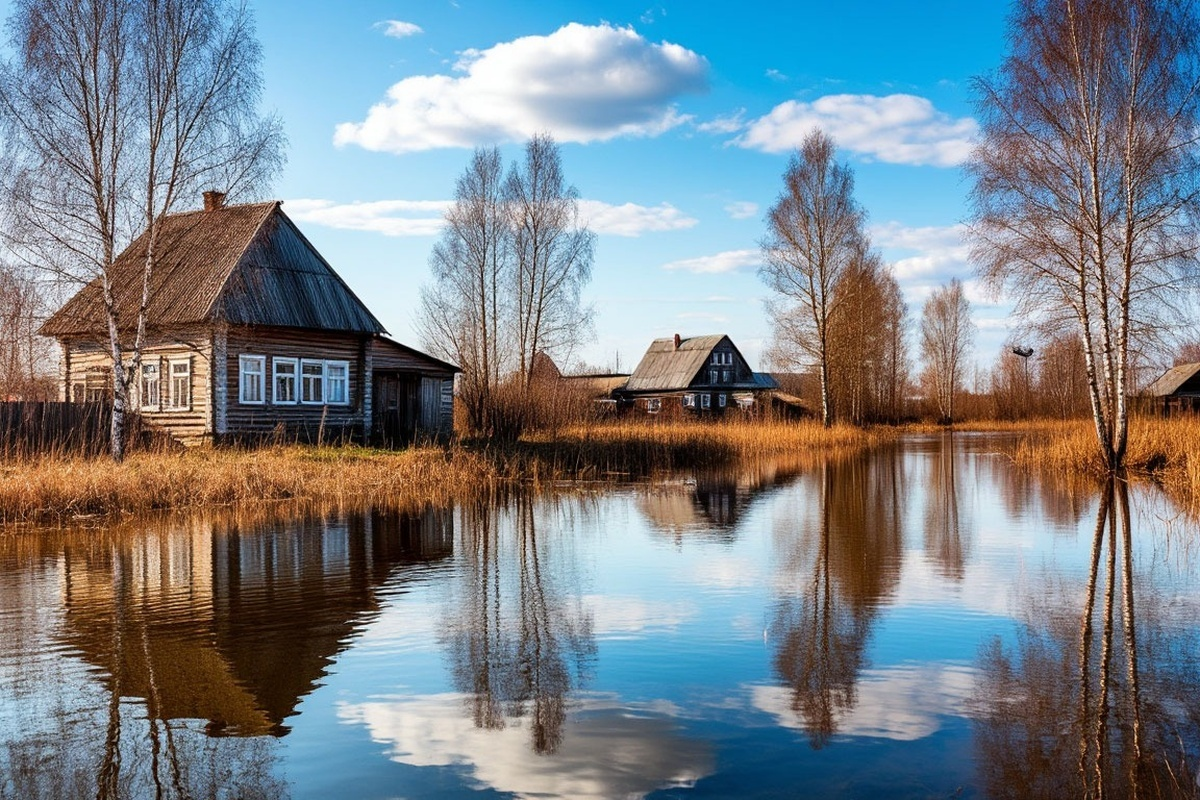 В Омской области сократилось число подтопленных приусадебных участков