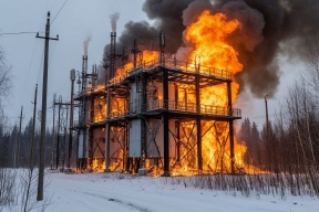 В ЛНР случился пожар на энергообъекте из-за атаки украинской армии