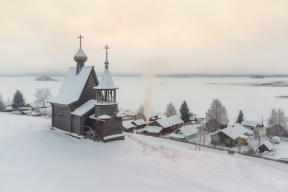Райские купола под Москвой: в «Царицыно» привезли уникальные расписные «небеса» с Русского Севера