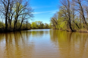 В Мордовии из-за аномального тепла затопило пять мостов