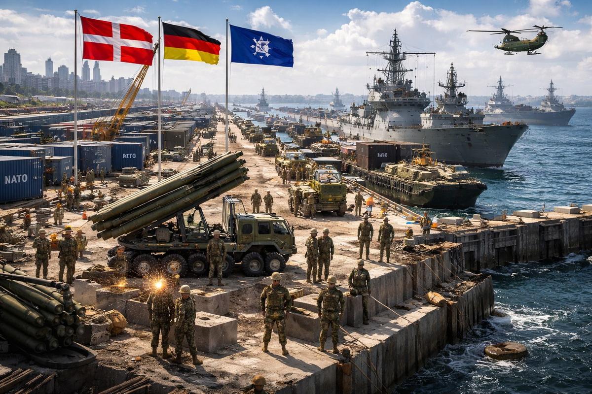 Порты Европы готовятся к войне: НАТО перекраивает гавани под танки и десантные корабли