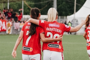 Футболистки «Спартака» устроили разгром «Рубину» на пути к первому месту