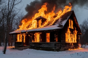 В Лисичанске в пожаре погибли четыре человека, двое детей спаслись