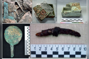 A box made in the 6th–5th centuries BC was found in the Orenburg region.