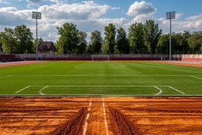 В ЛНР завершили реконструкцию далевского стадиона