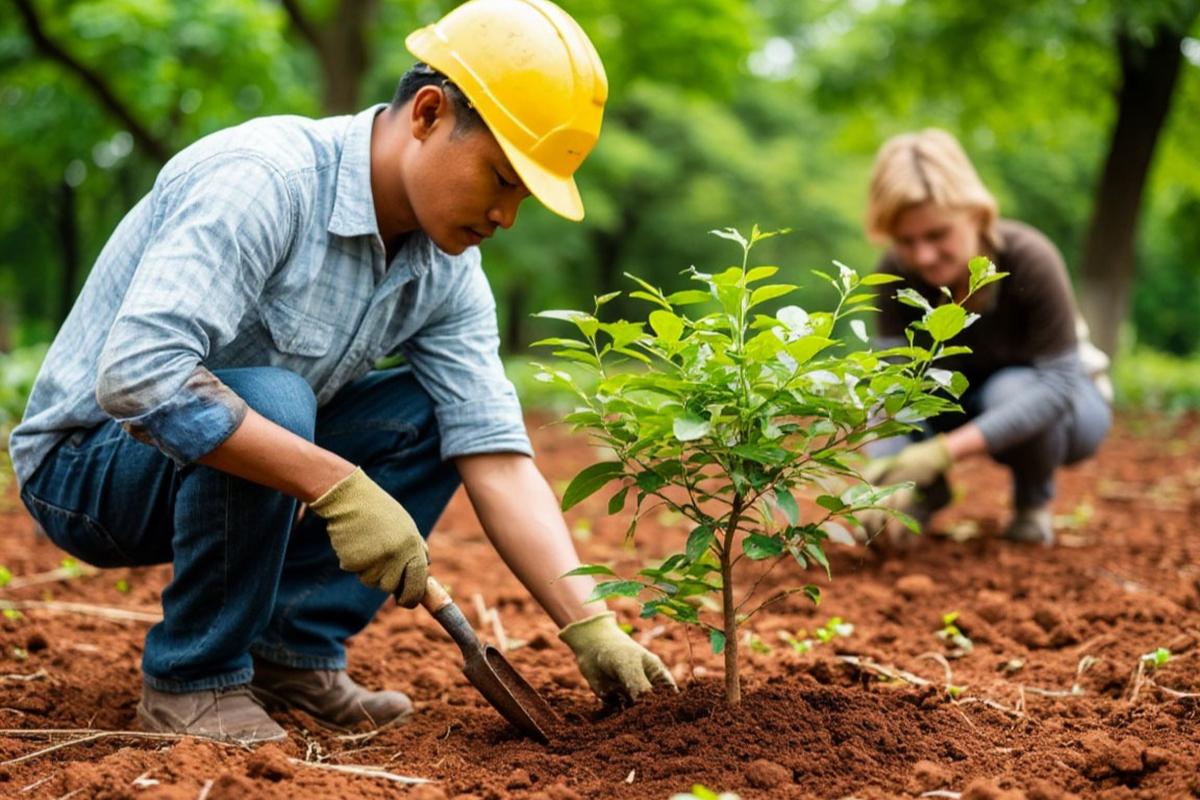 Тысяча жителей и 160 деревьев: в Нальчике стартовал «Сад памяти» под звуки аккордеона