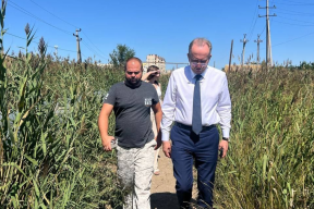 Спикер Гордумы Астрахани Игорь Седов проконтролирует обновление моста между улицами Пушкина и Авангардная