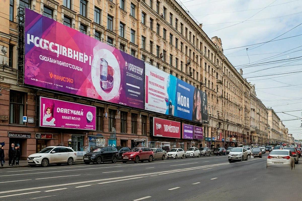 В Орле почти в шесть раз сократят число рекламных щитов и перейдут на цифровые форматы
