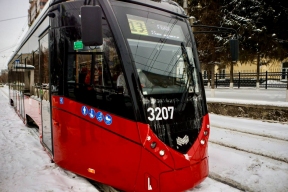 Мэр Максим Кудрявцев: Два дополнительных трамвая готовятся к выходу на 13-й маршрут в Новосибирске