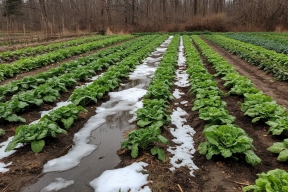Всего несколько дней тепла — и огороды ушли под воду: в хакасском селе экстренно откачивают талые лужи