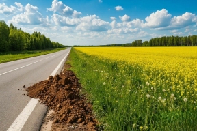 В Курской области начался ремонт участка трассы Лукьяновка – Тим – Курск – Борисоглебск