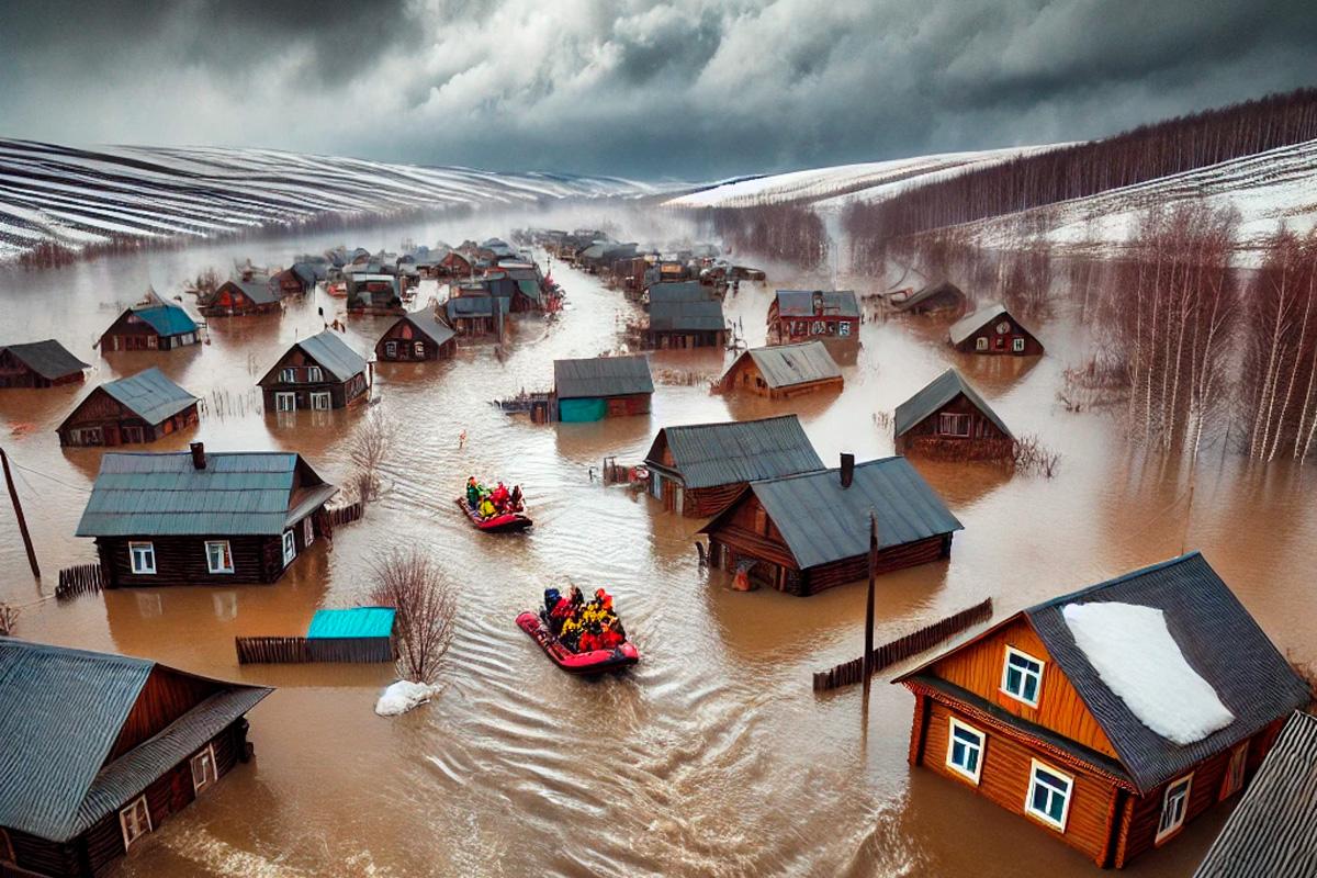 Паводок в Томской области: под угрозой более 500 домов и дороги