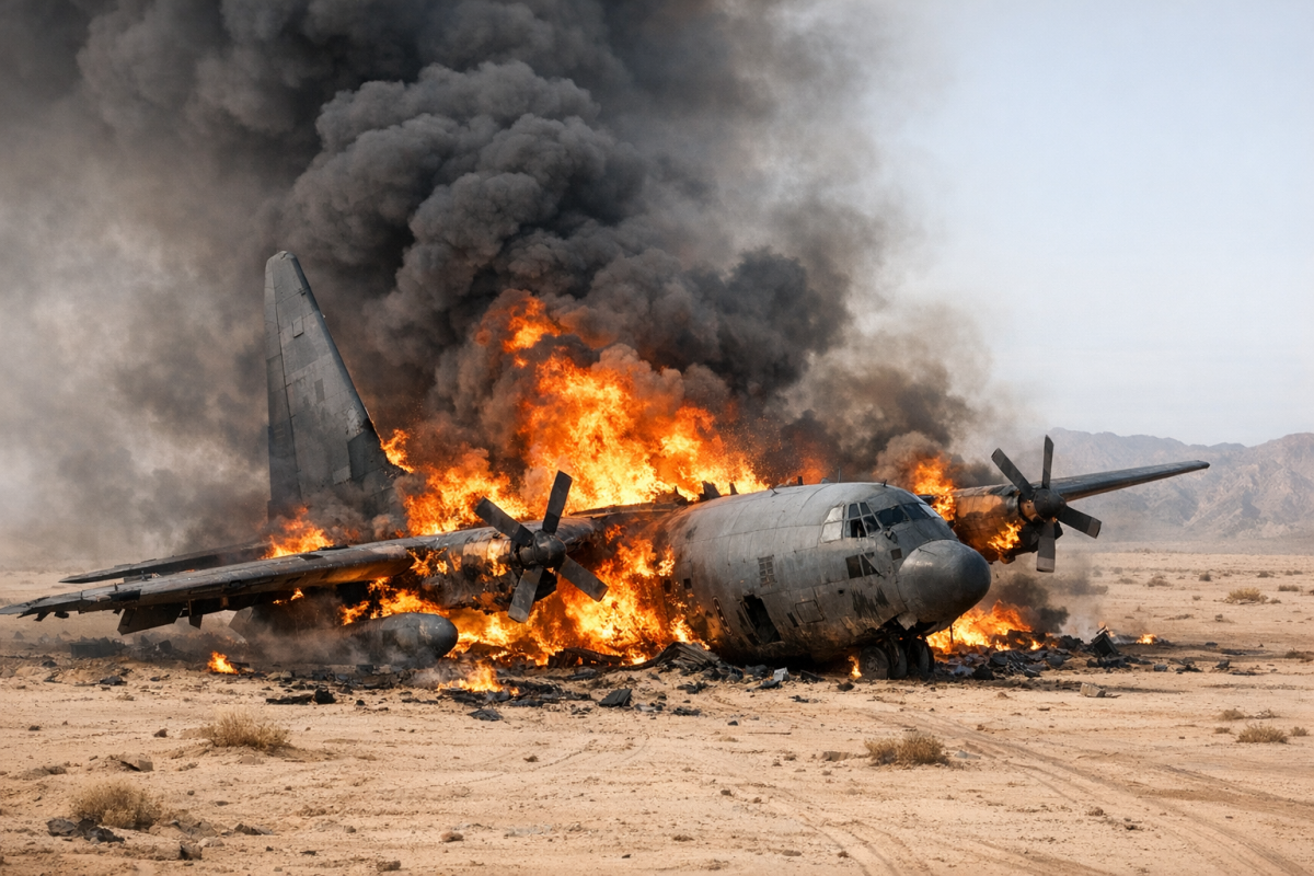 В Иране заявили об уничтожении американского самолета C-130