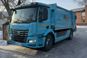 В Иркутске завершили тестирование первого электрического мусоровоза КАМАЗ