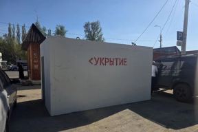 В Мичуринске установили первые бетонные укрытия на случай ракетной опасности